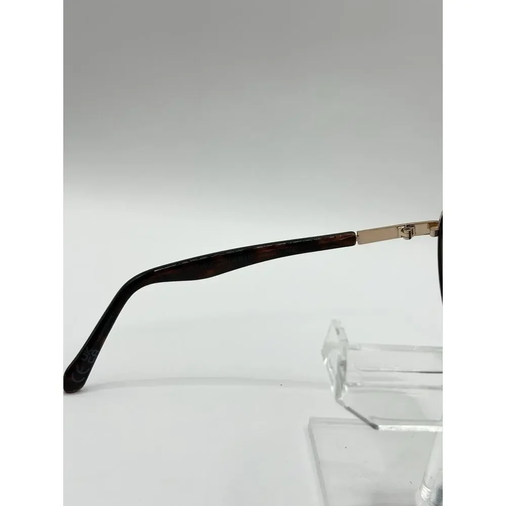Fossil Aviator Sunglasses Gold Brown Tortoise Unisex 58mm